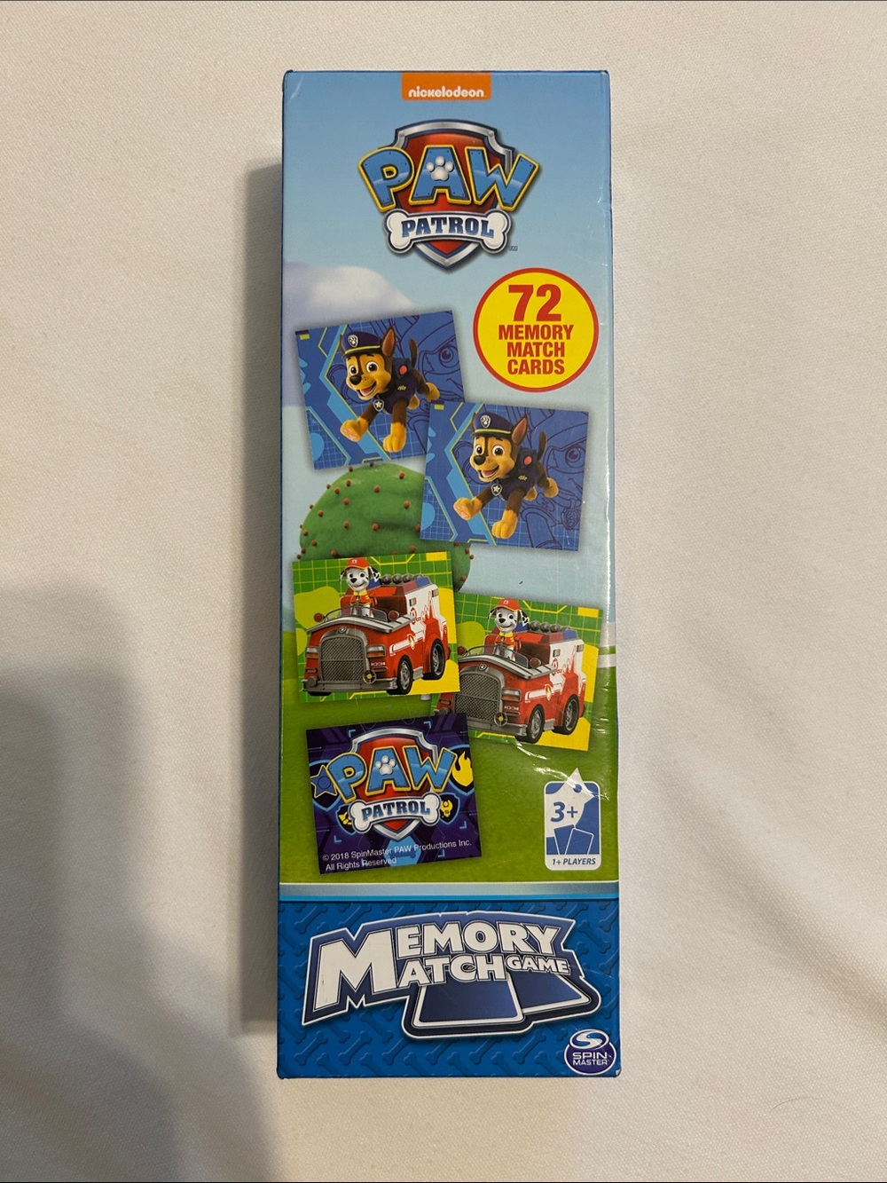 Paw Patrol Memory Match Game - Blue & Green